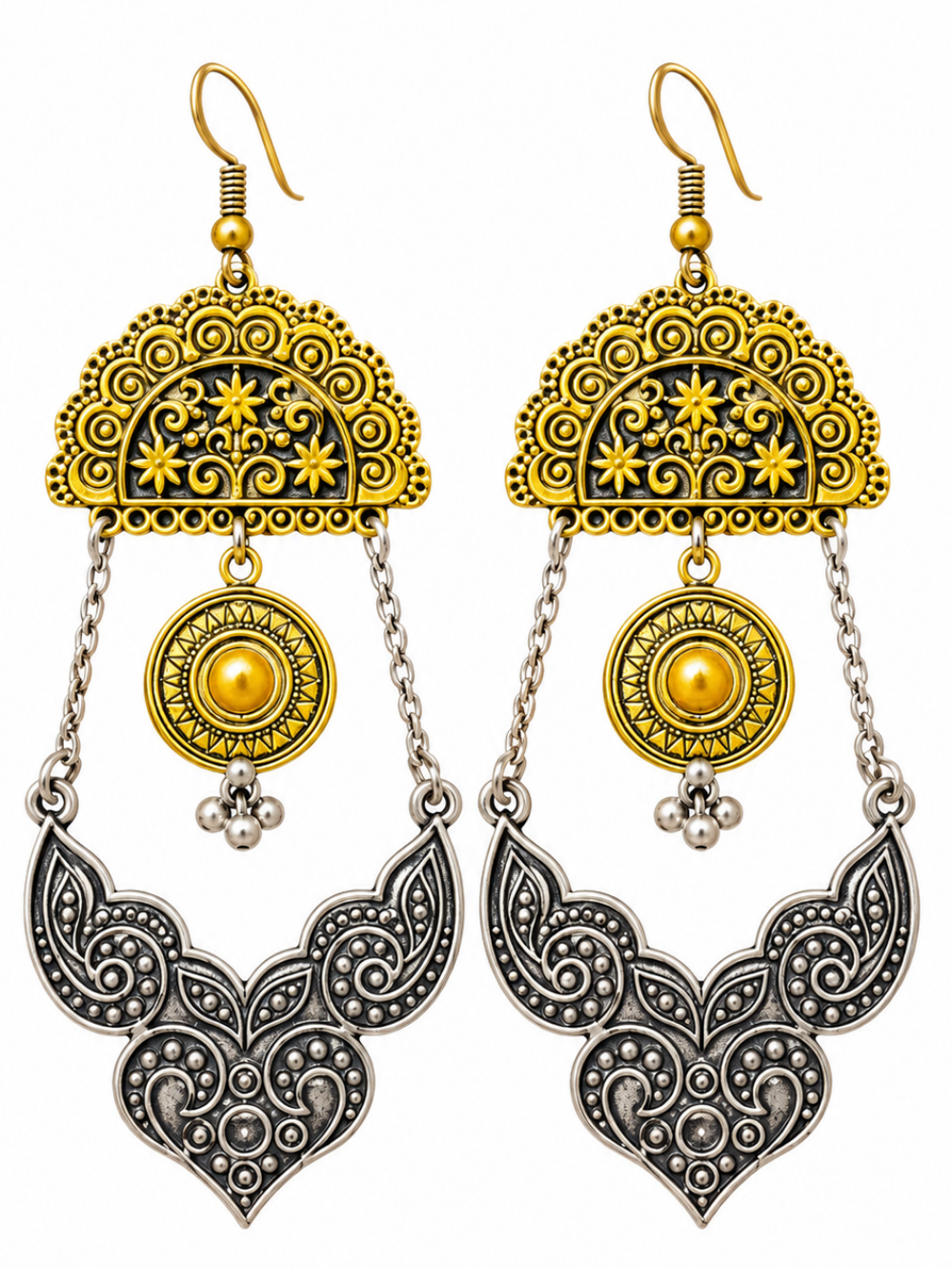Sidi Saiyyed Net Jali Earrings
